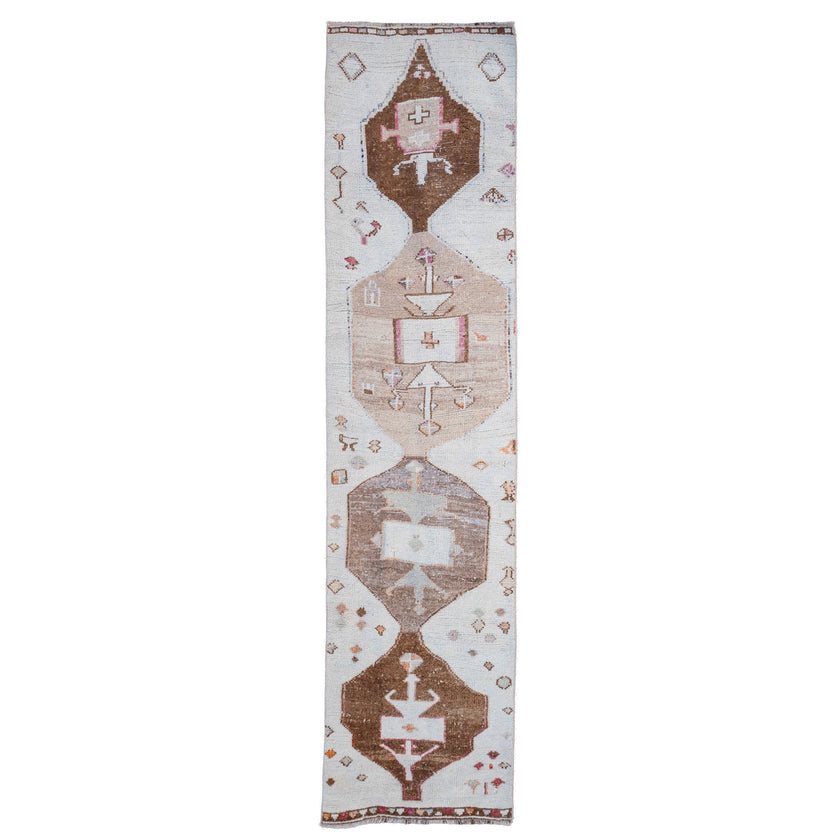 Z210 Handwoven Vintage Rug 2'10 x 11’11