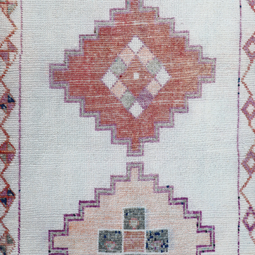 Z212 Handwoven Vintage Rug 3'4 x 11’9