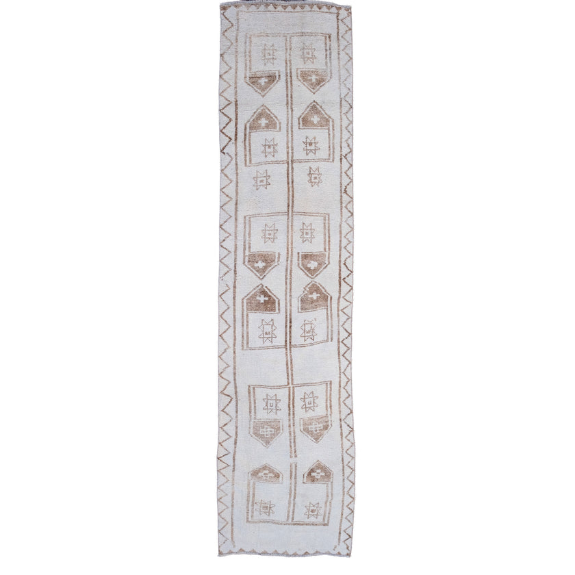 Z214 Handwoven Vintage Rug 2'10 x 11’8