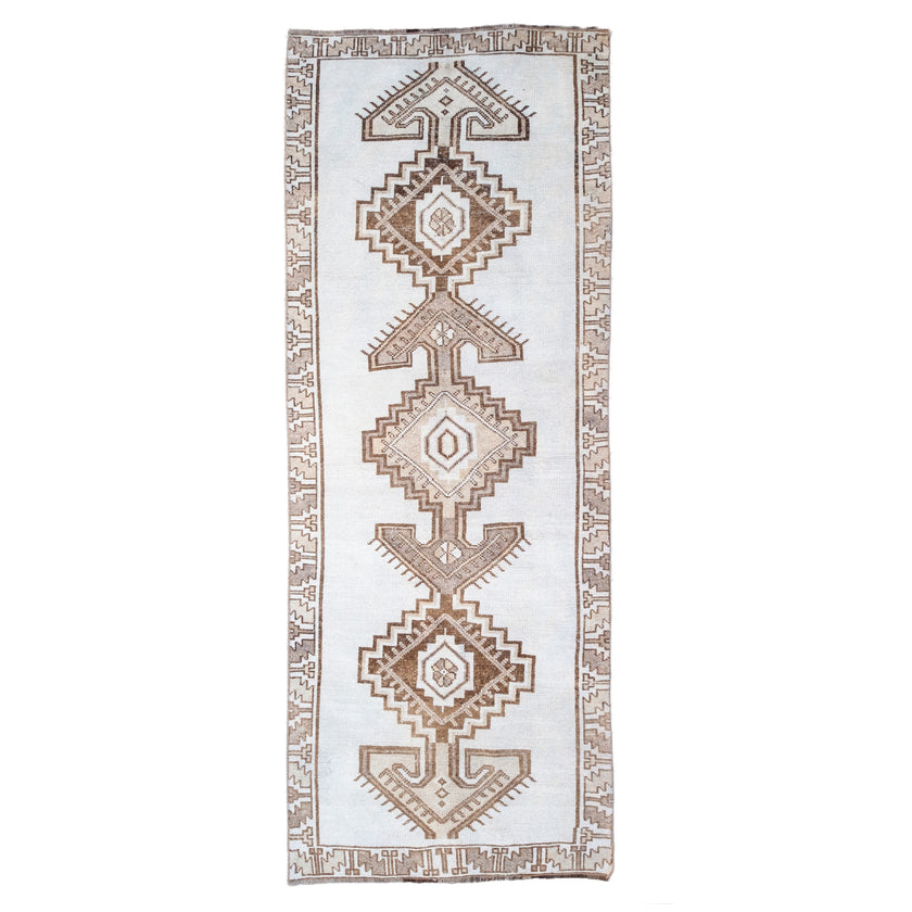 Z215 Handwoven Vintage Rug 4'2 x 11’2