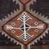 Z226 Handwoven Vintage Rug 4'1 x 4’5