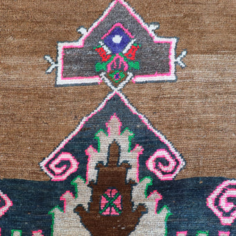 Z229 Handwoven Vintage Rug 3'6 x 6’8