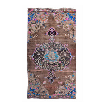 Z234 Handwoven Vintage Rug 4’4 x 8’10