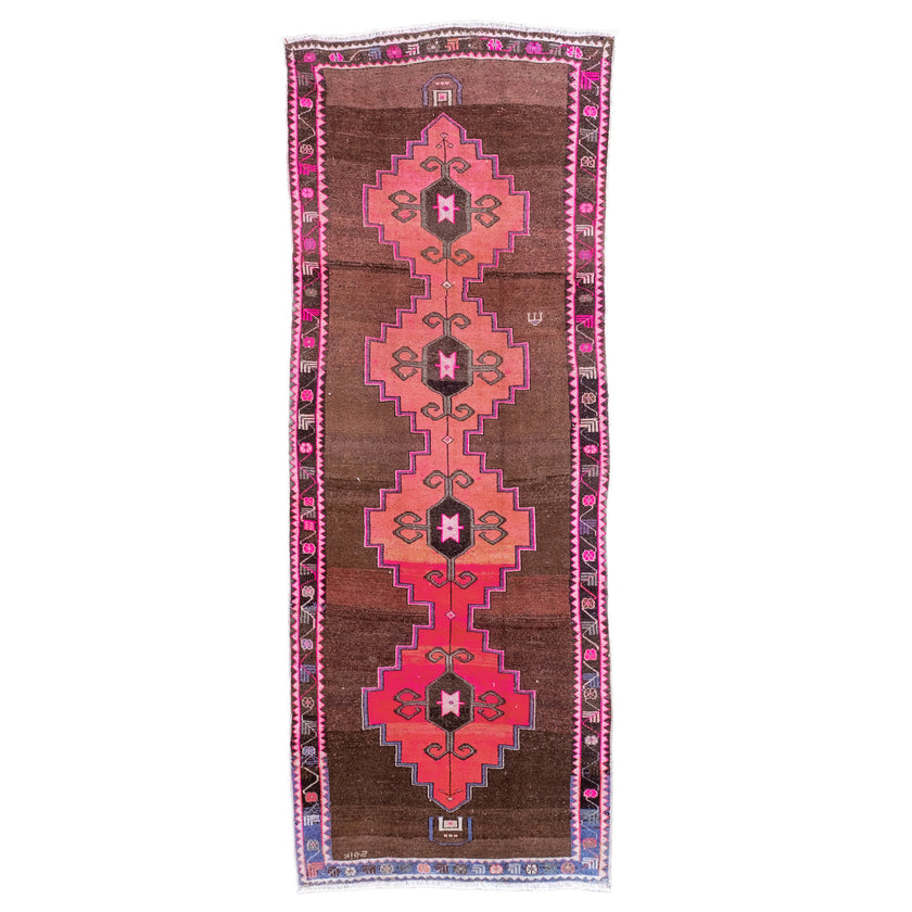 Z235 Handwoven Vintage Rug 4’11 x 12’11