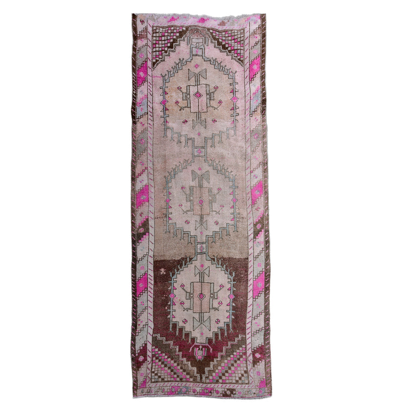 Z239 Handwoven Vintage Rug 4'5 x 10