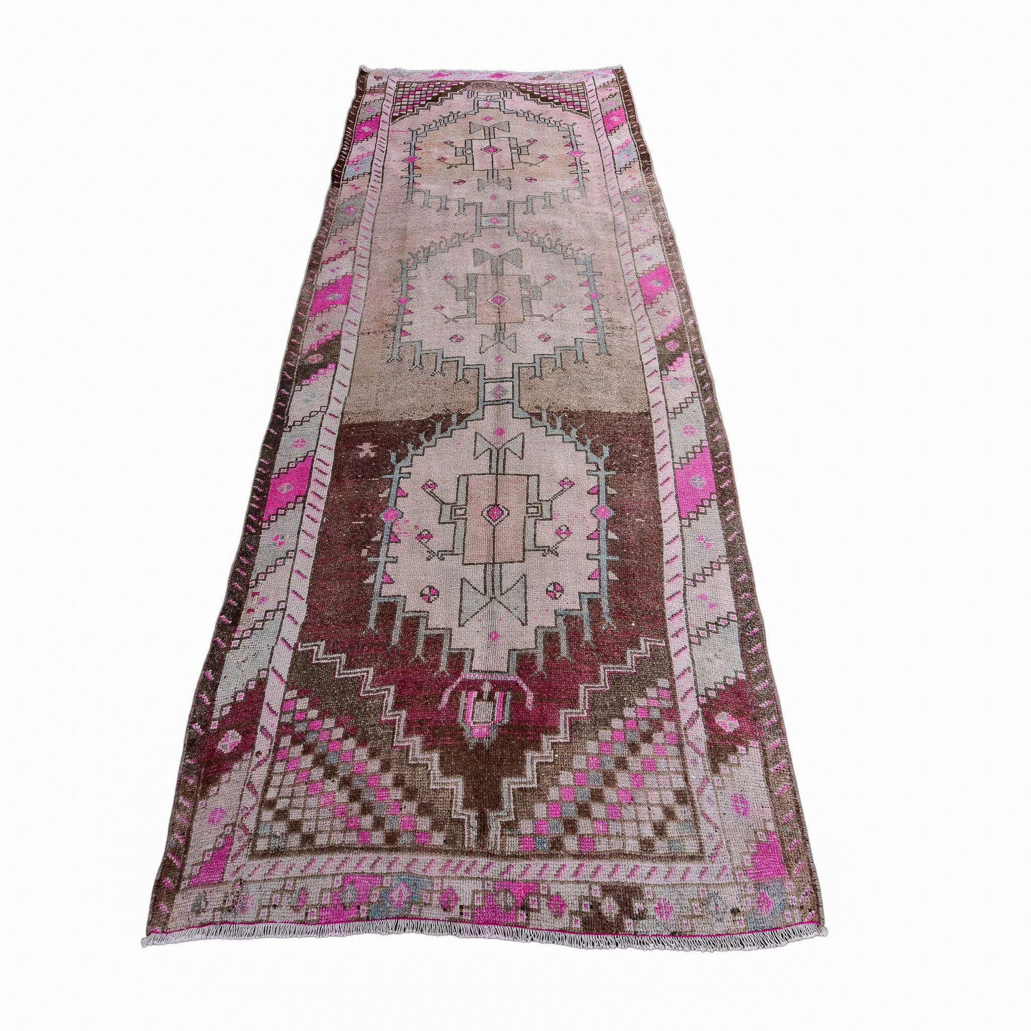 Z239 Handwoven Vintage Rug 4'5 x 10 – Zuma Imports