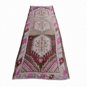 Z239 Handwoven Vintage Rug 4'5 x 10