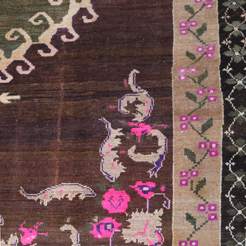 Z242 Handwoven Vintage Rug 7’2 x 9’1