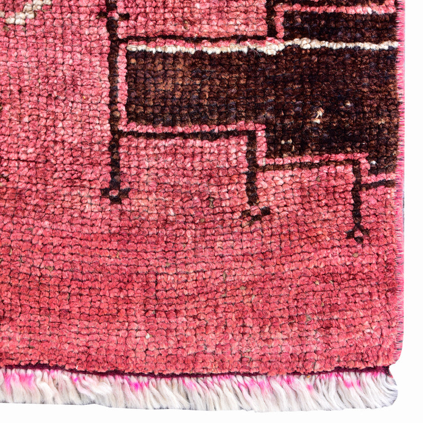 Z244 Handwoven Vintage Rug 3'5 x 11’3