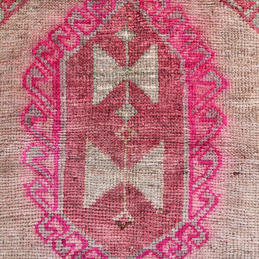 Z244 Handwoven Vintage Rug 3'5 x 11’3