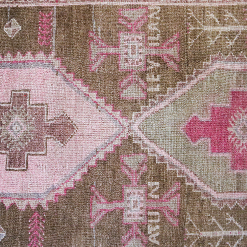 Z253 Handwoven Vintage Rug 4’11x12'1