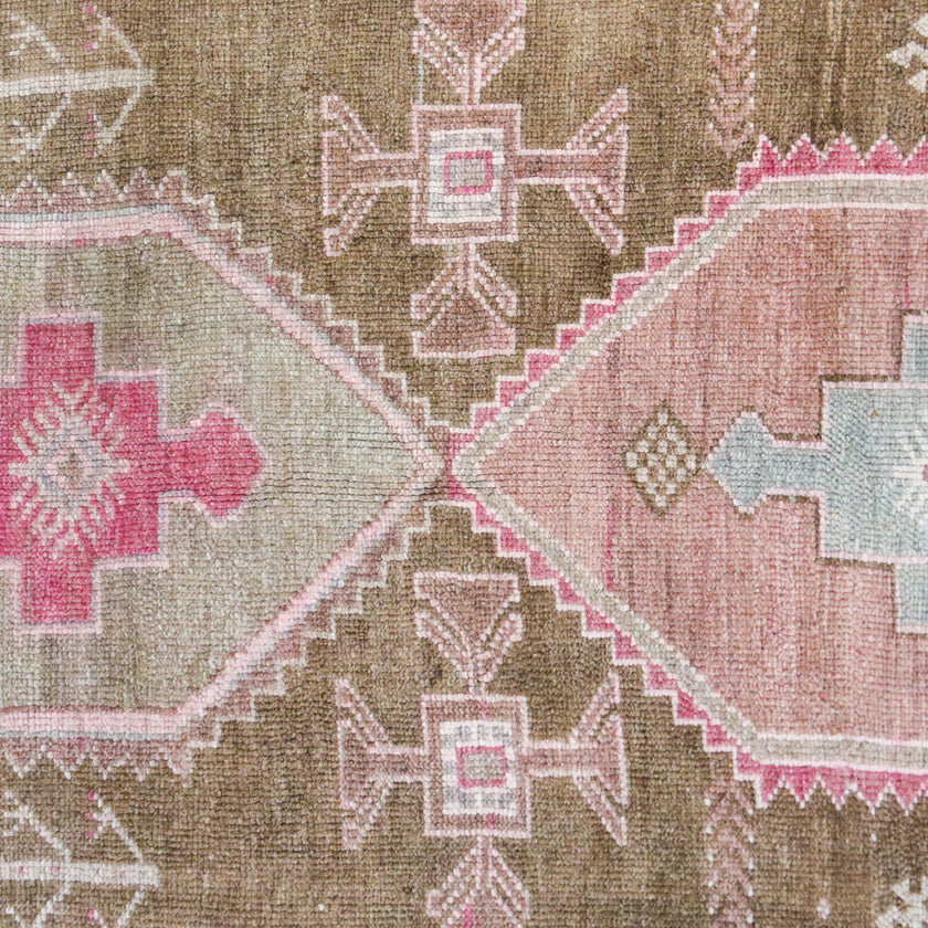 Z253 Handwoven Vintage Rug 4’11x12'1