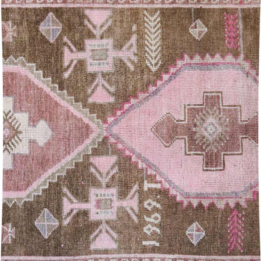 Z253 Handwoven Vintage Rug 4’11x12'1