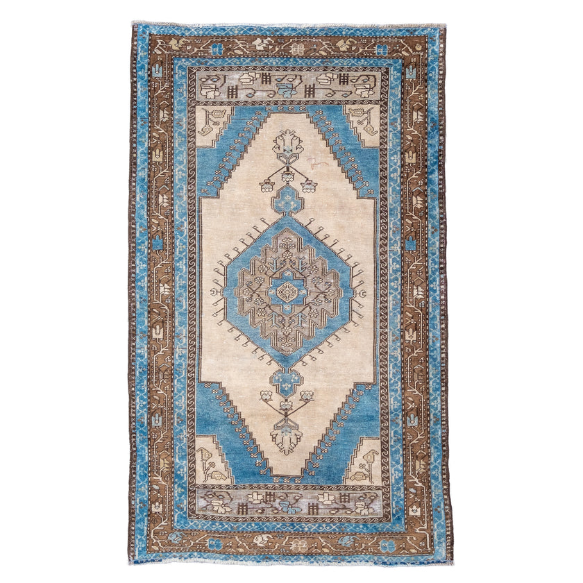 Z261 Handwoven Vintage Rug 3’9 x 6'3