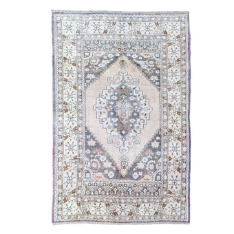 Z263 Handwoven Vintage Rug 5'4 x 8