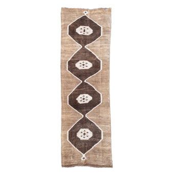 Z269 Handwoven Vintage Rug 3'6x11’3