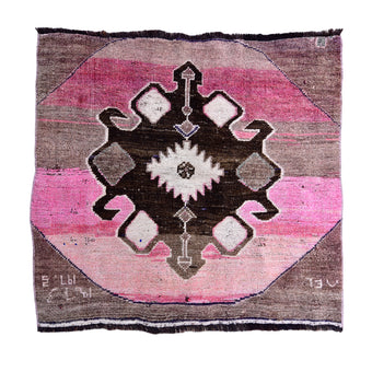 Z270 Handwoven Vintage Rug 3'7 x 3’2