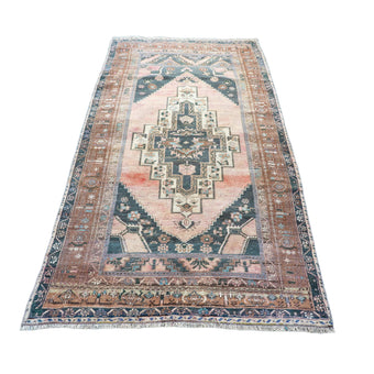 Z281 Handwoven Vintage Rug 4'2 x 7’9