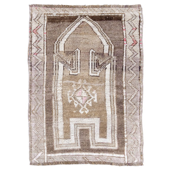 Z286 Handwoven Vintage Rug 2'10 x 3’9