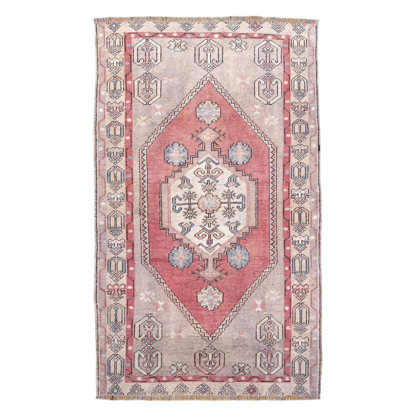 Z293 Handwoven Vintage Rug 3'5 x 5'7