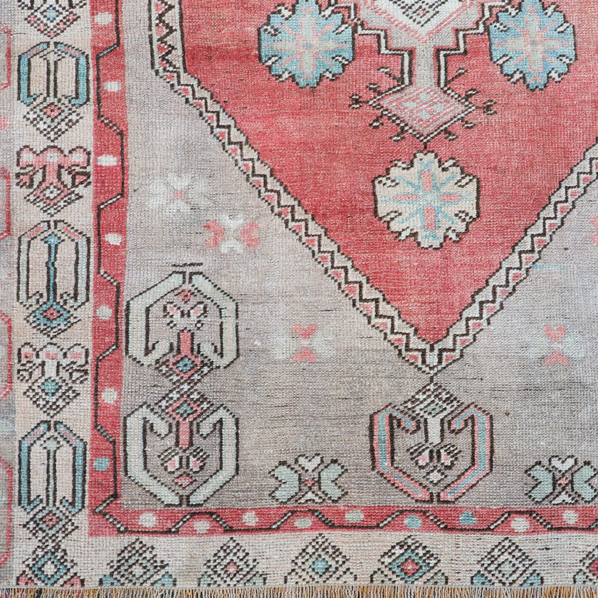 Z293 Handwoven Vintage Rug 3'5 x 5'7