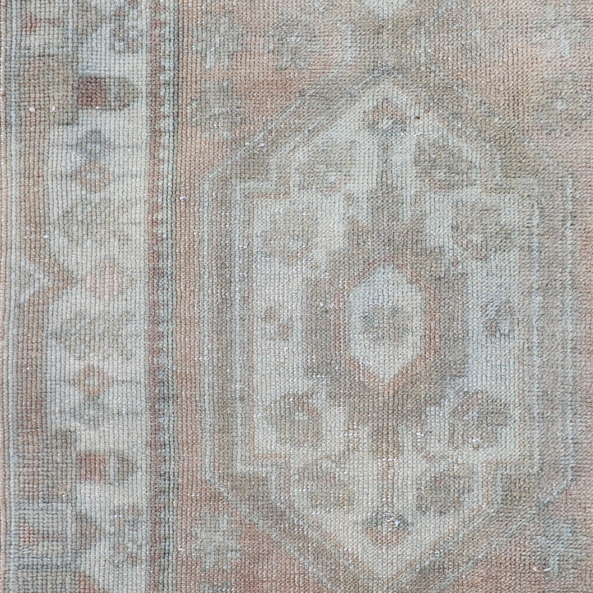 Z296 Handwoven Vintage Rug 2'5 x 12’4