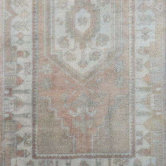 Z296 Handwoven Vintage Rug 2'5 x 12’4
