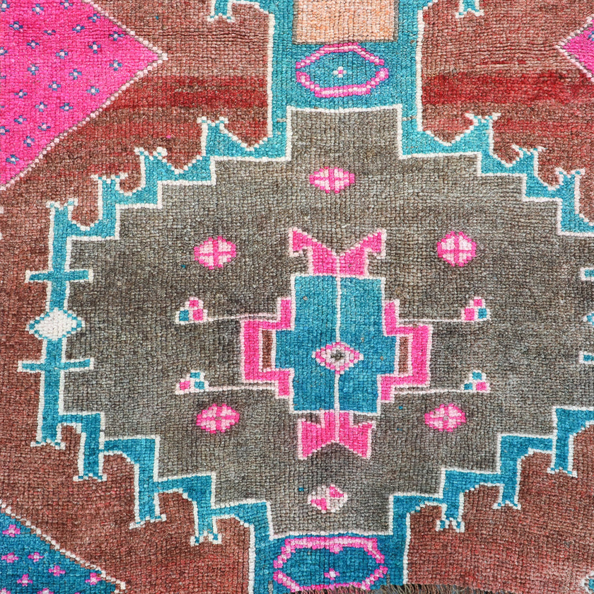 Z297 Handwoven Vintage Rug 3'6 x 5’4