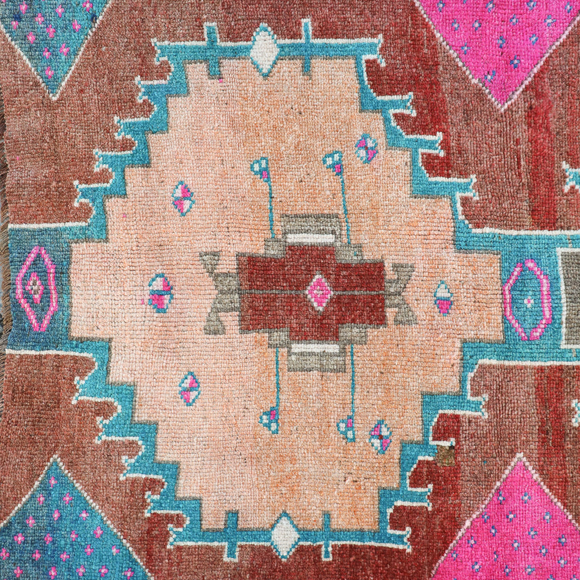 Z297 Handwoven Vintage Rug 3'6 x 5’4