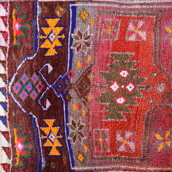 Z309 Handwoven Vintage Rug 2'1 x 11’9