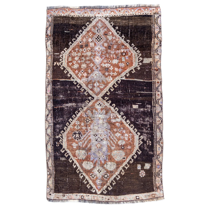 Z317 Handwoven Vintage Rug 3'9 x 6’4