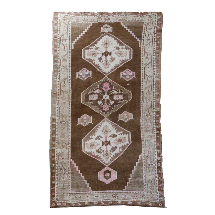 Z337 Handwoven Vintage Rug 5'7x10’2