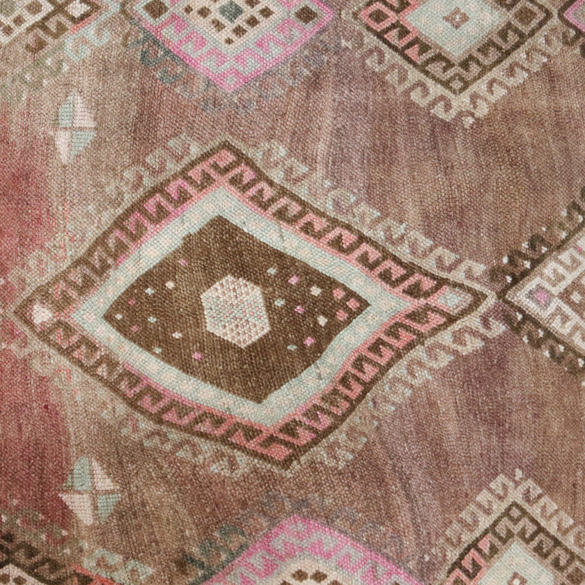 Z342 Handwoven Vintage Rug 5'4x12’8