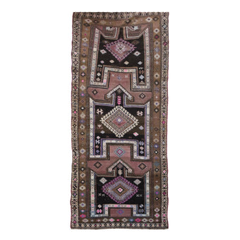 Z349 Handwoven Vintage Rug 4'1 x 10’7