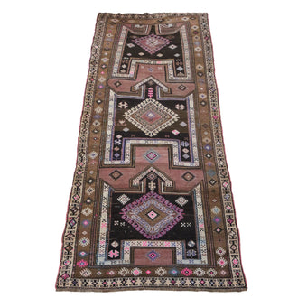 Z349 Handwoven Vintage Rug 4'1 x 10’7