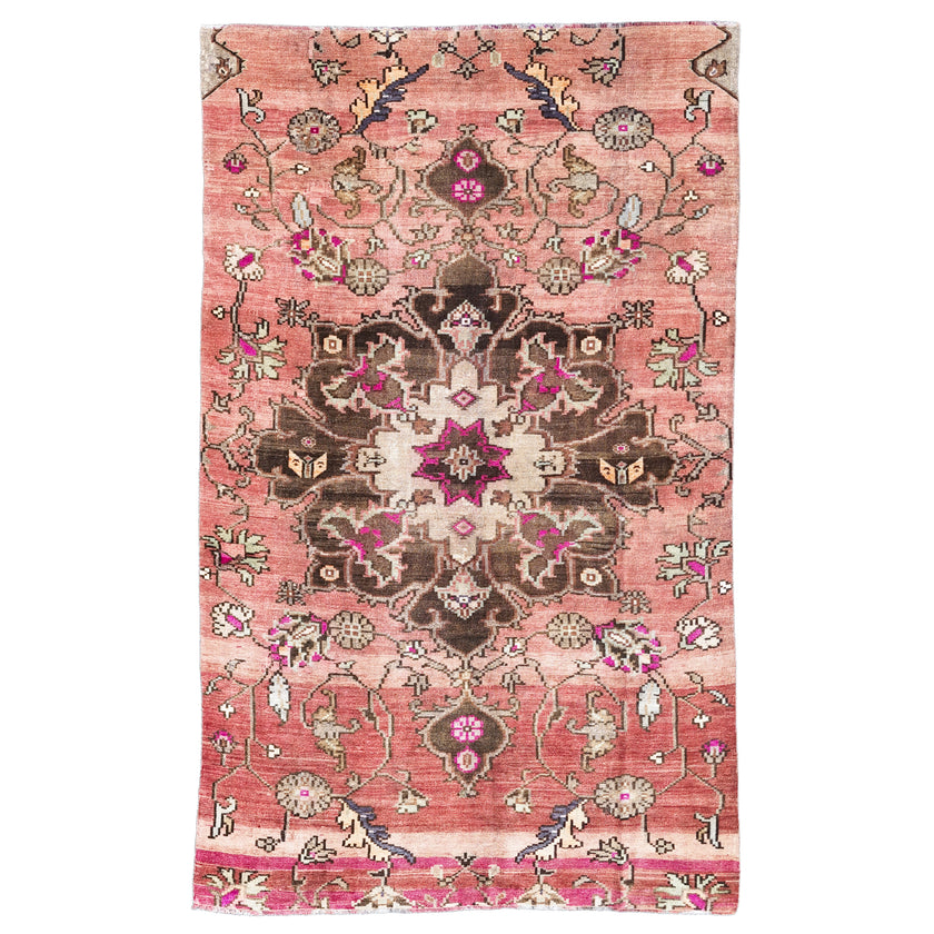 Z351 Handwoven Vintage Rug 6'3 x 9’11