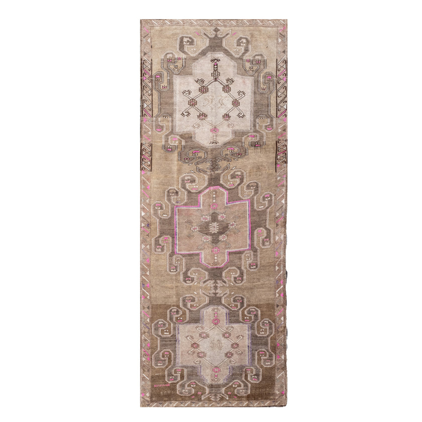 Z353 Handwoven Vintage Rug 4’11 x 12'6