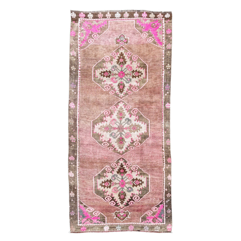 Z359 Handwoven Vintage Rug 5’1 x 11’1