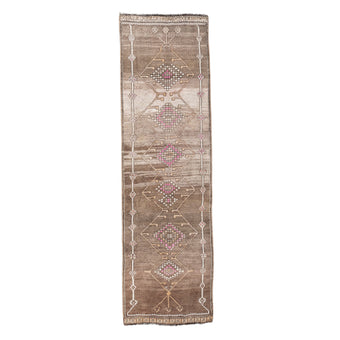 Z361 Handwoven Vintage Rug 3’5 x 10’11