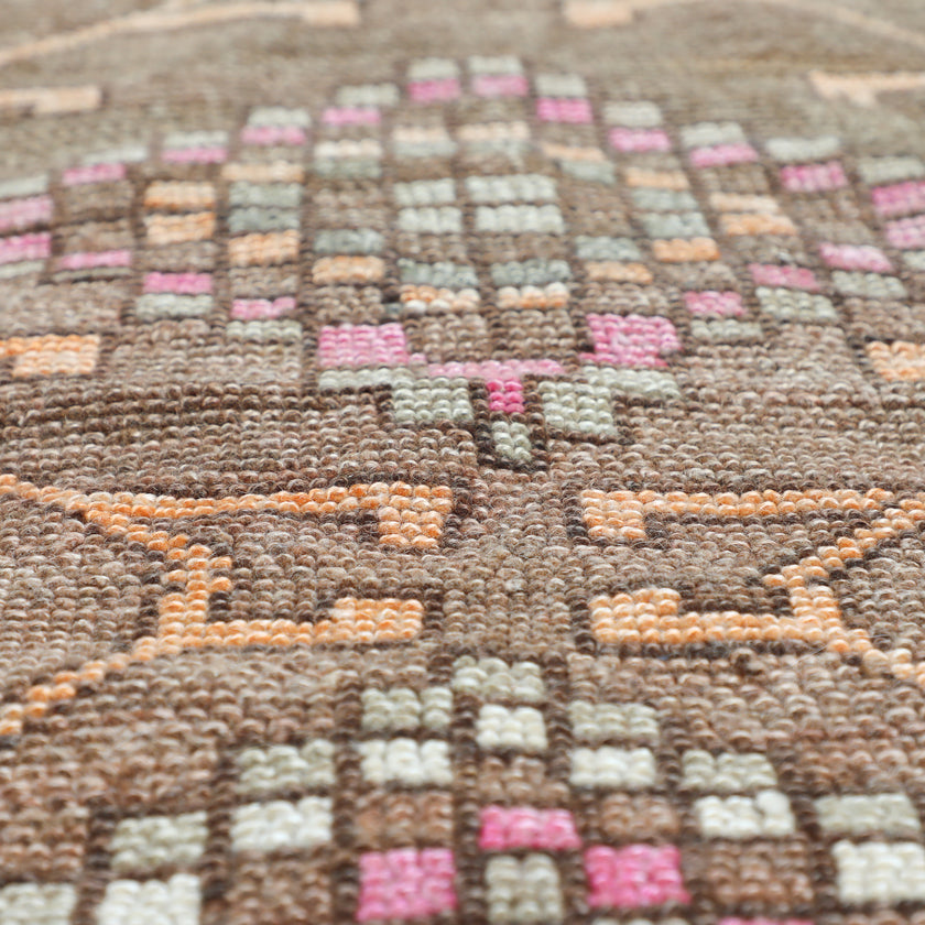 Z361 Handwoven Vintage Rug 3’5 x 10’11