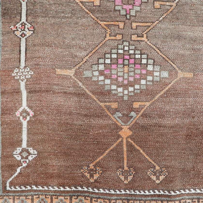 Z361 Handwoven Vintage Rug 3’5 x 10’11