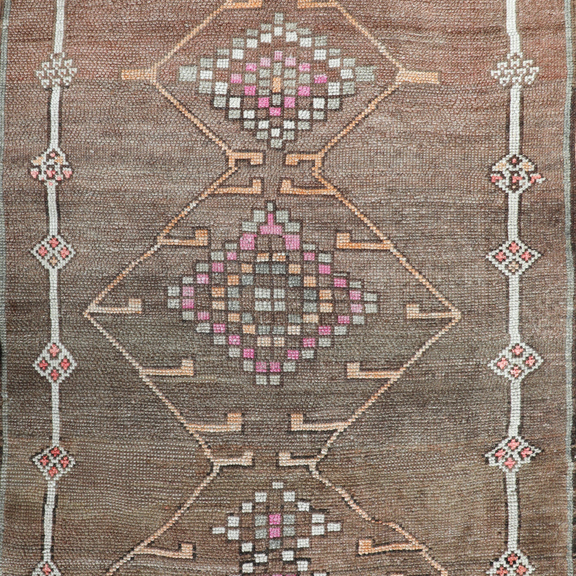Z361 Handwoven Vintage Rug 3’5 x 10’11