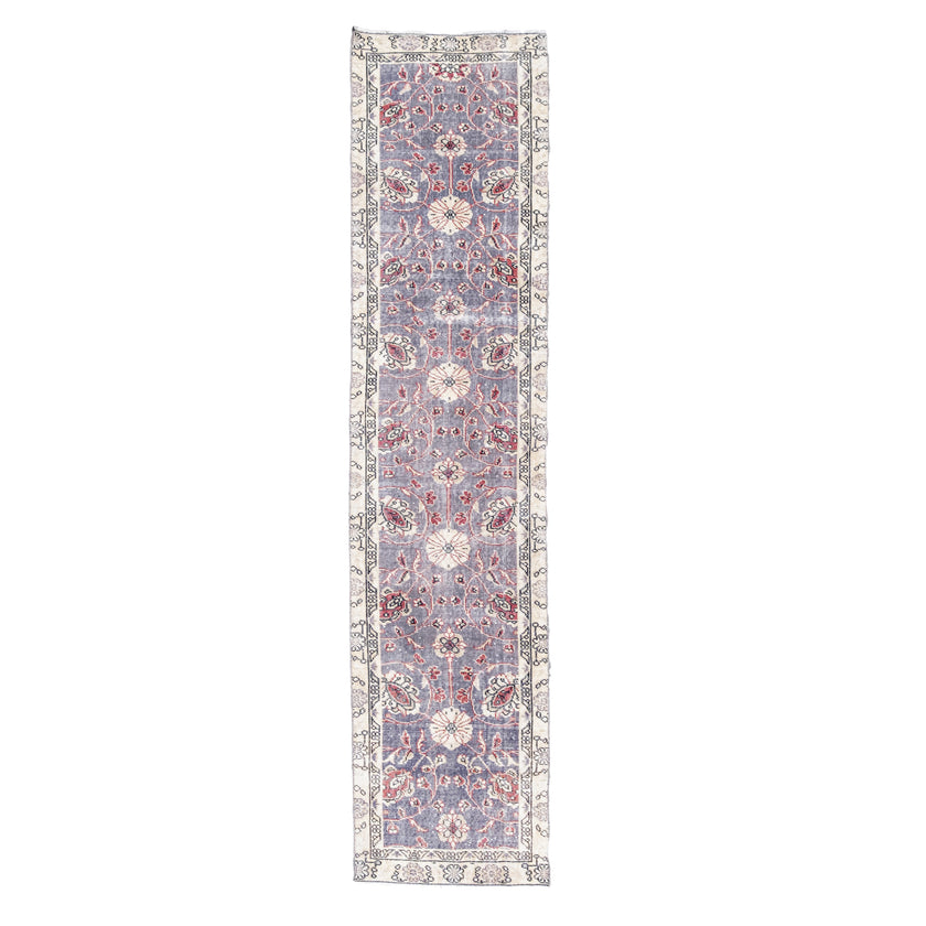 Z382 Handwoven Vintage Rug 2’4 x 9'9