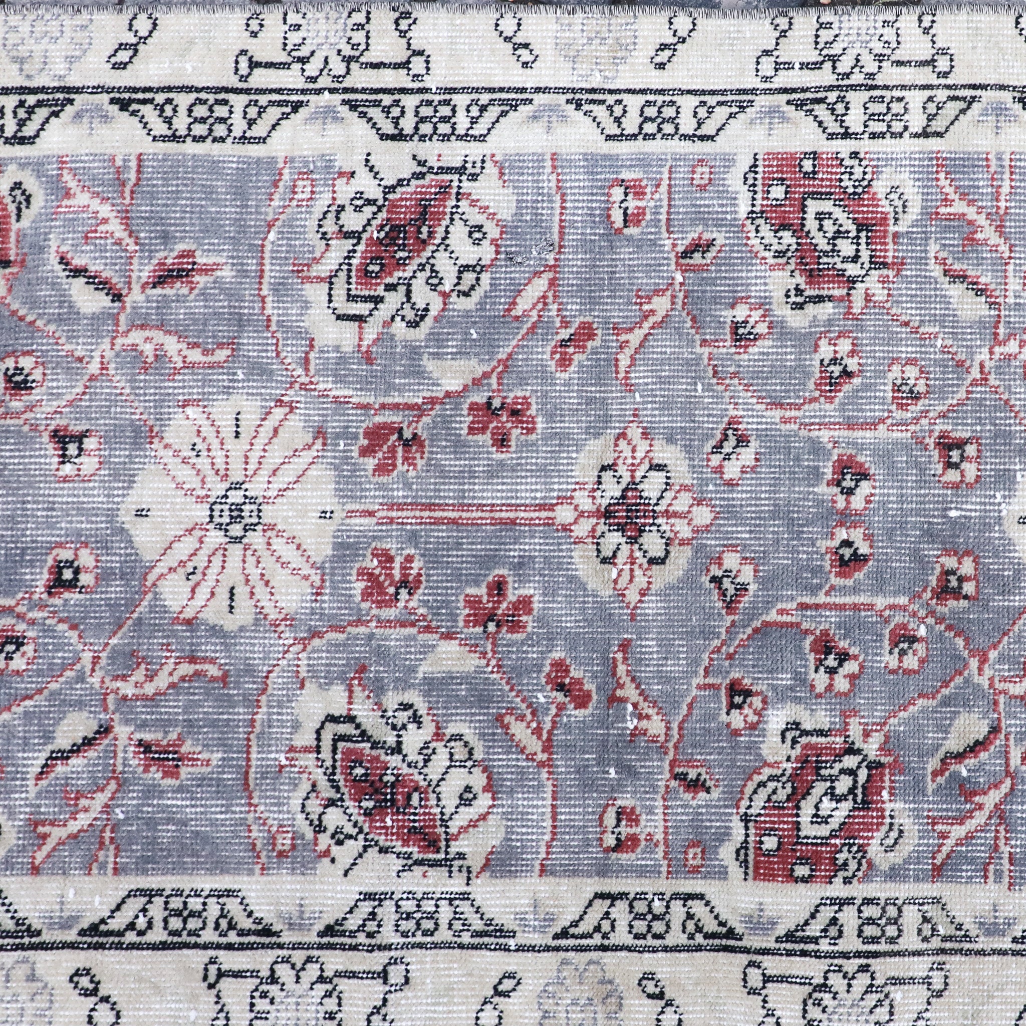 Z382 Handwoven Vintage Rug 2'4 x 9'9 – Zuma Imports