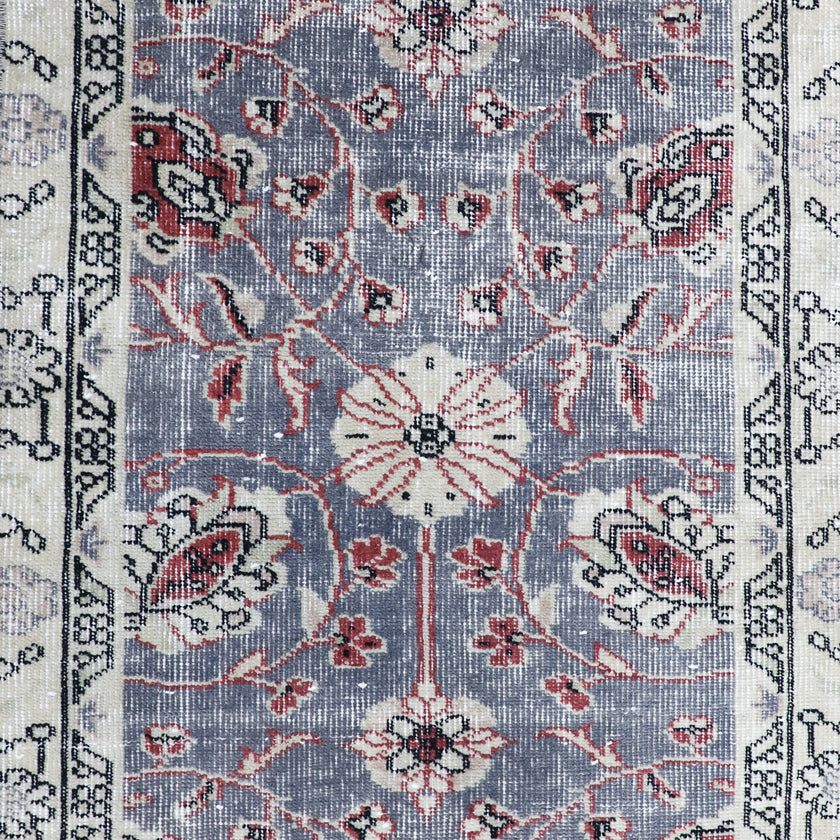 Z382 Handwoven Vintage Rug 2’4 x 9'9