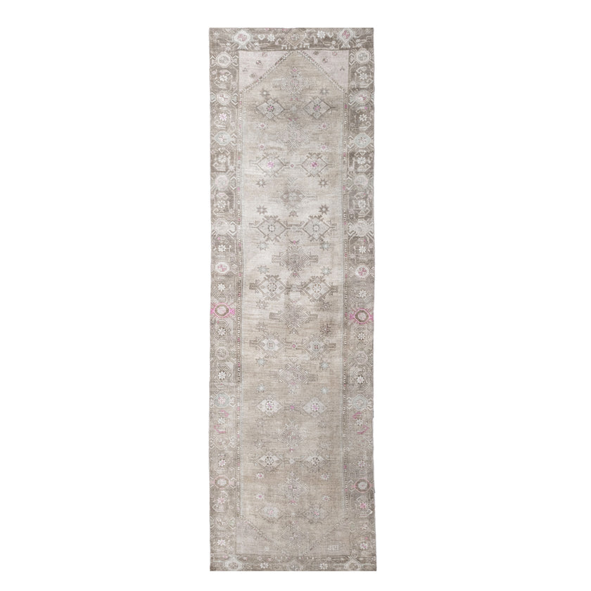 Z393 Handwoven Vintage Rug 3’11 x 13