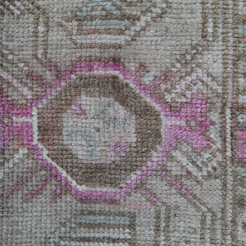 Z393 Handwoven Vintage Rug 3’11 x 13