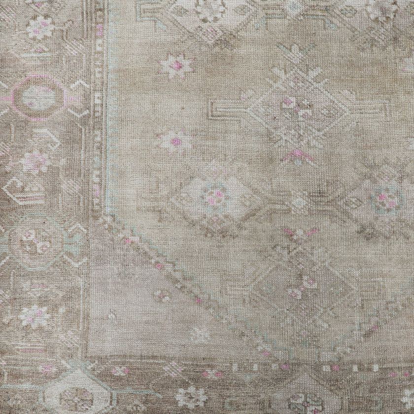 Z393 Handwoven Vintage Rug 3’11 x 13