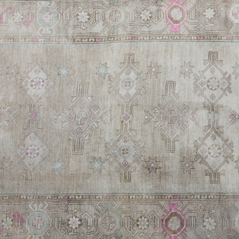 Z393 Handwoven Vintage Rug 3’11 x 13