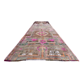 Z421 Handwoven Vintage Rug 2'10 x 9’10